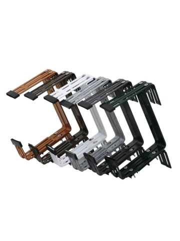 Siena Garden 1 Paar Blumenkastenhalter Gigant in grün in Grün