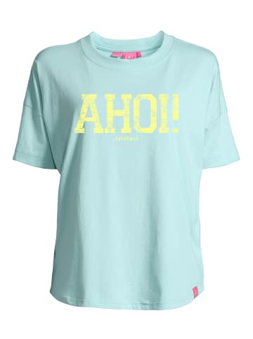 Salzhaut Shirt LEEV-AHOI in Aqua