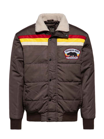 King Kerosin King Kerosin Winterjacke Californian Rebel in braun