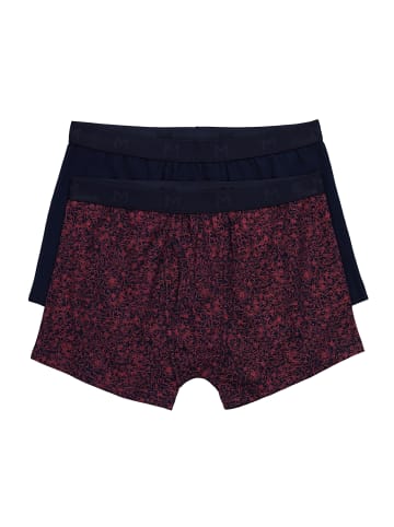 Men Plus Pants in dunkelrot
