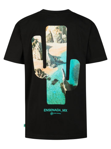 Petrol Industries T-Shirt mit Rückenprint Sol in Schwarz