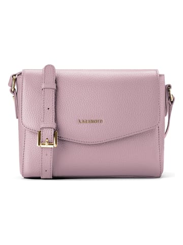 Lazarotti Bologna Leather Crossbody Umhängetasche Leder 22 cm rose