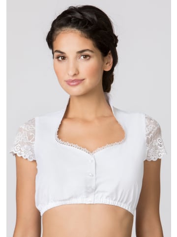 Stockerpoint Stockerpoint Dirndlbluse Livie in weiss