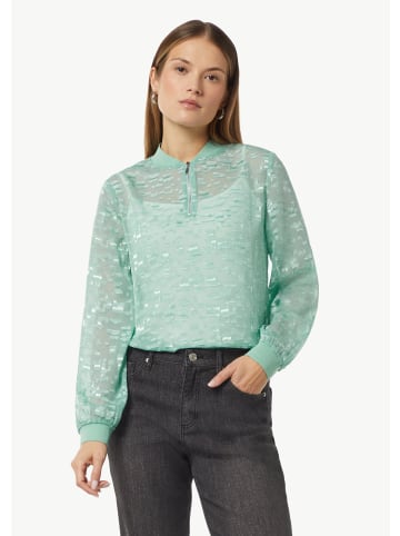comma CI Bluse langarm in Türkis