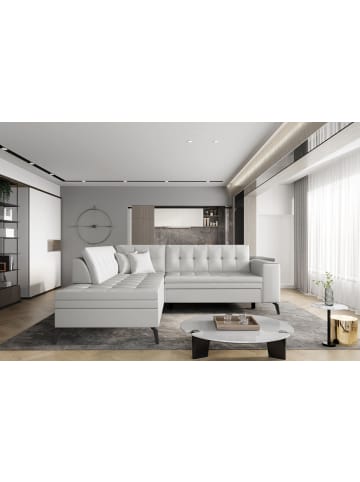 MF Design Lenny Recamiere Links in Grau -  (L) 210 x (B) 260 x (H) 93 cm