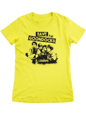 The Goonies Shirt "Save The Goondocks Girly Tee" in Gelb