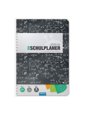 Trötsch Kalender - Trötsch Schulplaner Schwarz 25/26