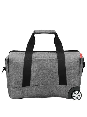 Reisenthel traveling allrounder L - Rollenreisetasche 49 cm (leo macchiato) in twist silver