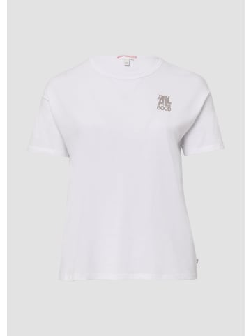 QS T-Shirt in 01D0_weiß