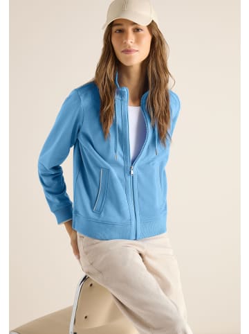 Cecil Sweatjacke mit Welttaschen in Fountain Blue