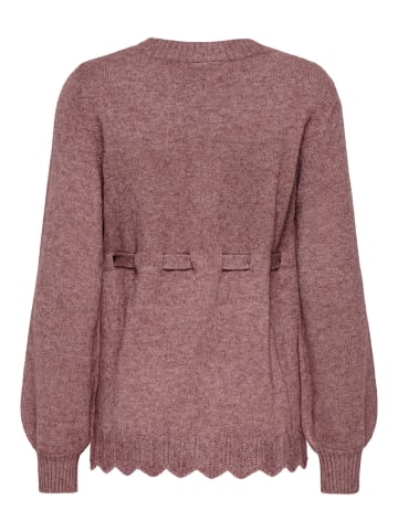 ONLY Strickjacke in Rose Brown