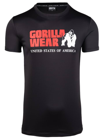 Gorilla Wear Klassisches Trainings-T-Shirt - Schwarz