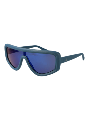 CALVIN KLEIN JEANS Unisex Sonnenbrille Mono-Objektiv Blau