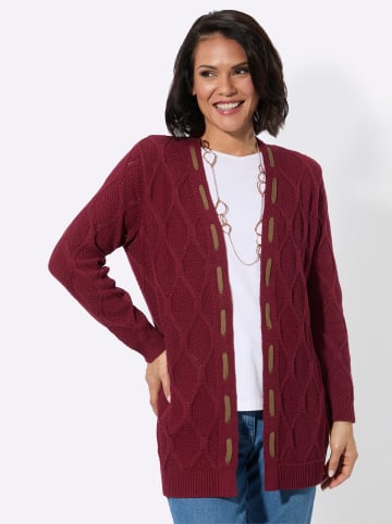 WITT WEIDEN Strickjacke in dunkelrot