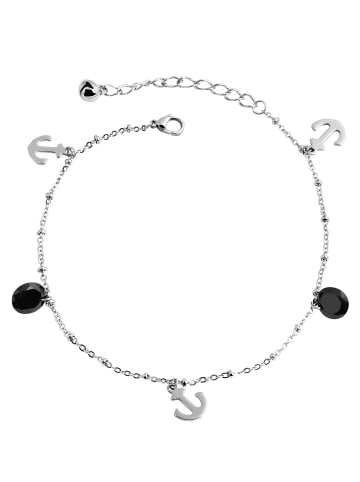 Adeliás Damen Anhänger aus Edelstahl in silber