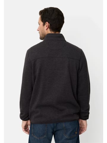 Camel Active Strickjacke mit Stehkragen in Navyblau