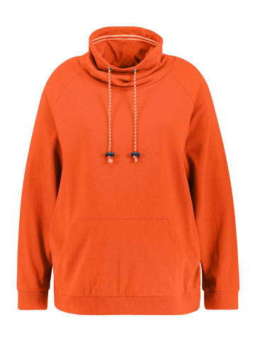 Ulla Popken Sweatshirt in mandarine