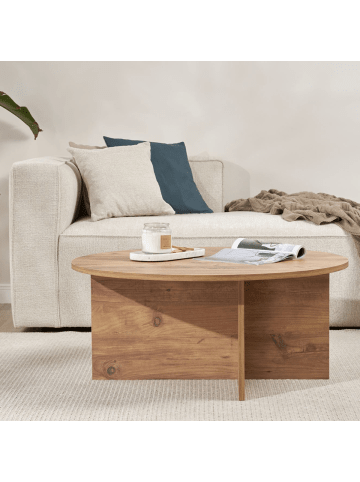 CALICOSY Couchtisch SOLEIL in Atlantische - (W) 90  x (H) 40  x (L) 90  cm