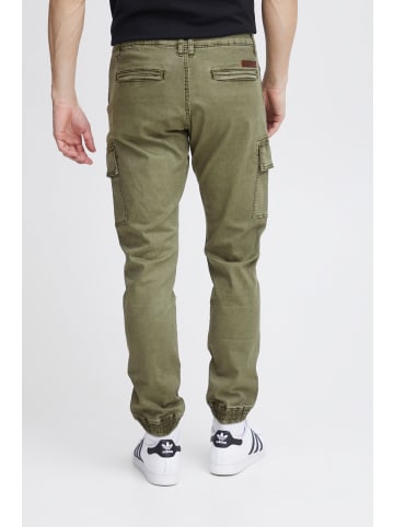 INDICODE Cargohose IDBromfield 65114MM lange Hose mit elastischen Beinbündchen in Grün