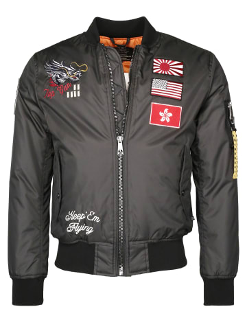 TOP GUN Nylonjacke TG20192031 in anthrazit