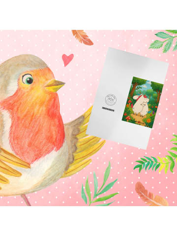 Mr. & Mrs. Panda Klappkarte Einhörner Umarmen Design ohne Spruch in Weiß