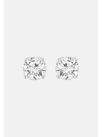 Ethische Diamanten Ohrringe aus 375 Weißgold mit Lab Grown Diamant