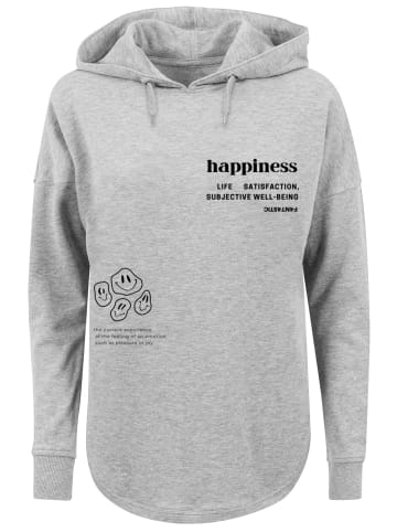 F4NT4STIC Oversized Hoodie happiness OVERSIZE HOODIE in grau