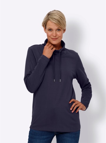 Sieh an! Langarm-Shirt in marine