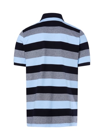 Andrew James Poloshirt in hellblau schwarz - 0003