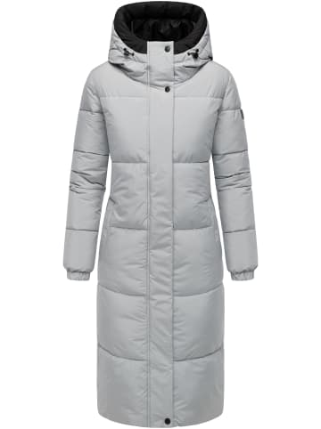 Navahoo Steppmantel Taublüte XIV in Grey