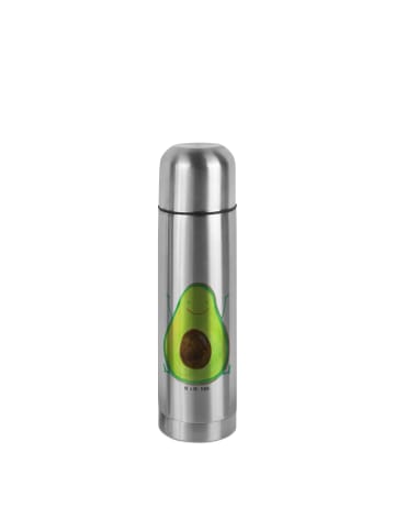 Mr. & Mrs. Panda Edelstahl-Trinkflasche Avocado Glücklich ohne S... in Transparent