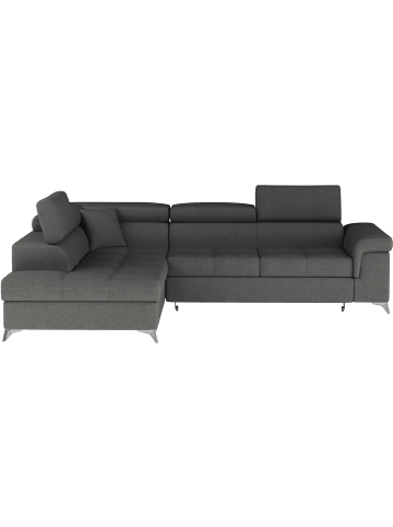 MF Design Eduardo Recamiere Links in Grau -  (L) 202 x (B) 275 x (H) 88 cm