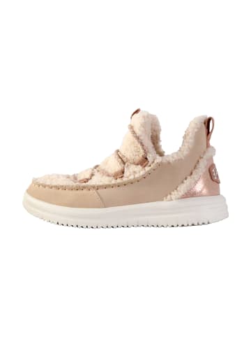 Hey Dude Camden Suede Cozy Sneaker aus Leder Braun