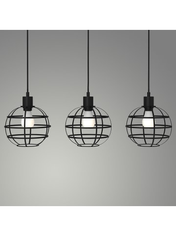 home24 Pendelleuchte Le Vey I in Schwarz