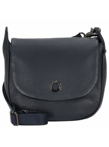 Mandarina Duck Mellow Leather - Umhängetasche 23 cm (warm taupe) in dress blue