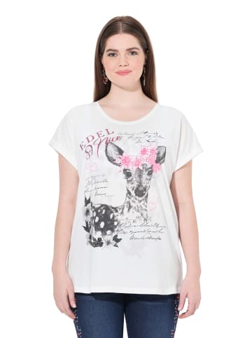 Ulla Popken Shirt in schneeweiß