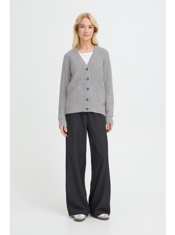 Oxmo Strickjacke OXEdna in Grau