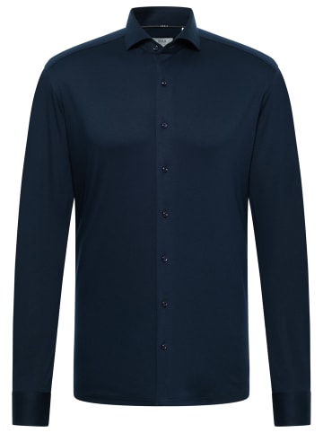 Eterna Jersey Shirt Jersey Langarm in Blau