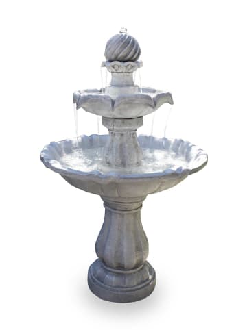 Kiom Gartenbrunnen Stufenbrunnen FoSteps 57 x 93 x 57 in antik grau