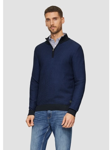s.Oliver Strickpullover langarm in Blau