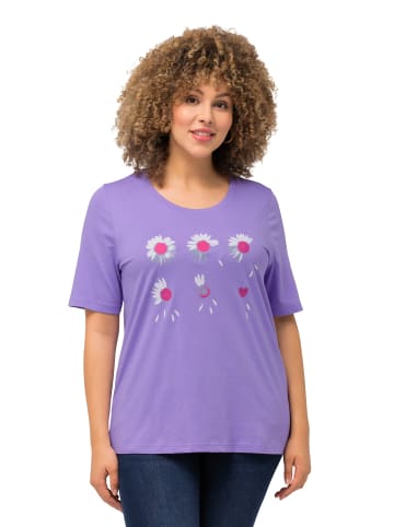 Ulla Popken Shirt in blauer flieder