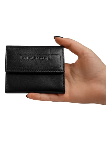 Bruno Banani Geldbörse echt Leder in schwarz