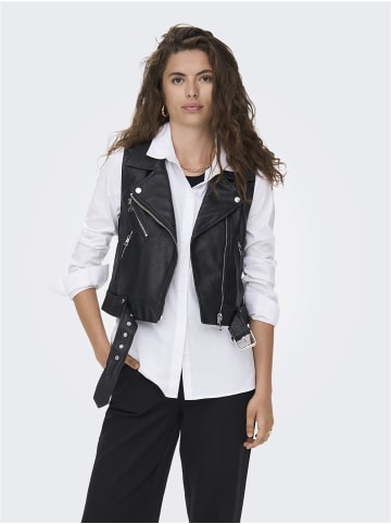 ONLY Kunstlederjacke in Black 1
