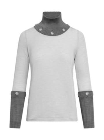 TOOCHE Pullover & Strickjacke "Cozy Grace" in grau
