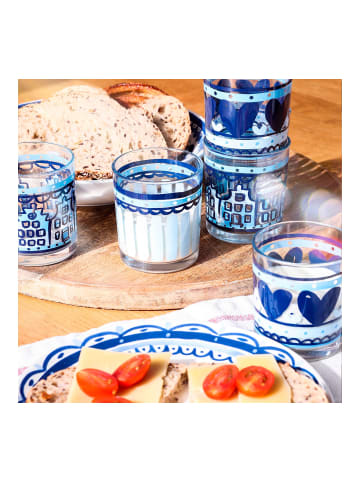 Blond Amsterdam Saftglas Haus in Blau - 200 ml