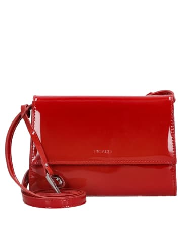 PICARD Auguri - Umhängetasche 19 cm (rot-lack) in rot-lack