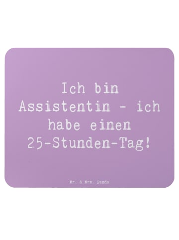 Mr. & Mrs. Panda Design Mauspad Spruch Assistentin Zauber mit Sp... in Lavendeltraum