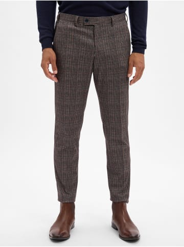 Finshley & Harding London Baukasten-Hose Hoxdon in braun marine - 0001