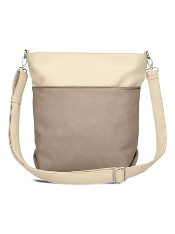 Zwei Jana Schultertasche 33 cm nubuk cappuccino