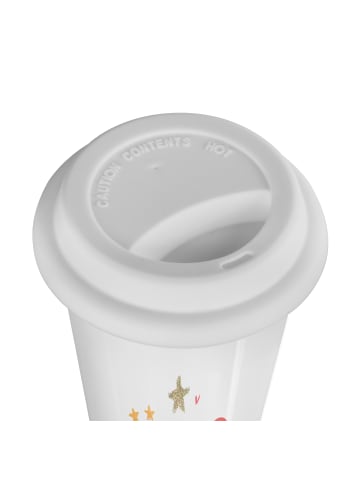 Mr. & Mrs. Panda Thermobecher Winterzeit Heilige drei Könige mit... in Weiß